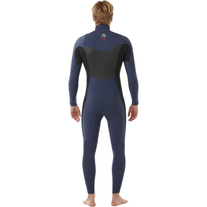 2024 Rip Curl Hombres Dawn Patrol 3/2mm Chest Zip Neopreno 158MFS - Dark Navy